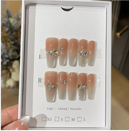 1033- Handmade press on nails fake nails removable