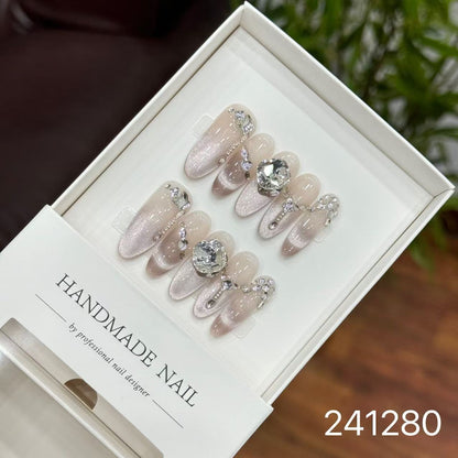 1029- Handmade press on nails fake nails removable