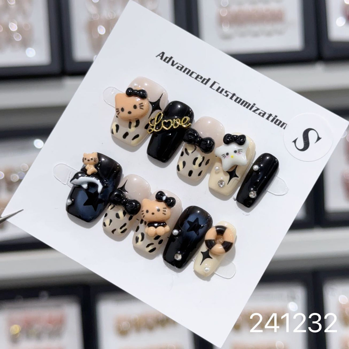 1031- Handmade press on nails fake nails removable
