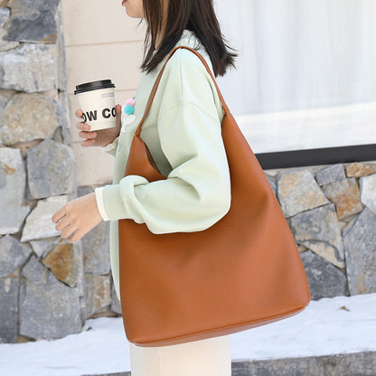 Casual retro hobo bag, fashion handbag, pu large capacity shoulder women&