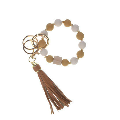 PU Tassel Keychain Women&