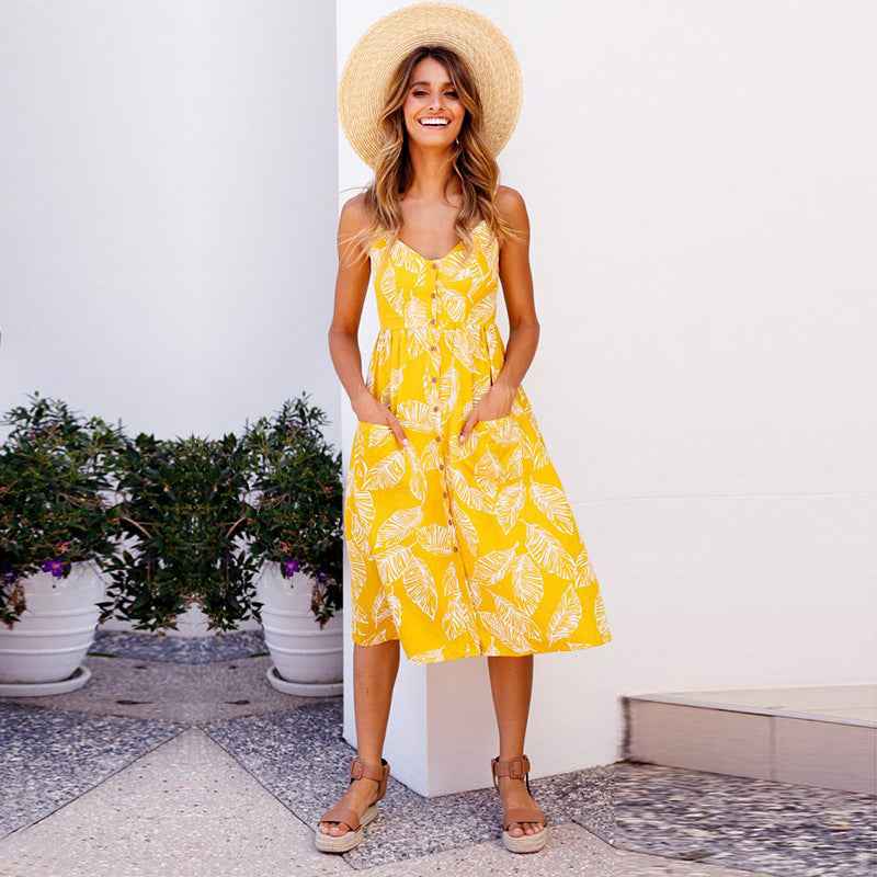 Plus Size Sexy Suspender Beach Dress &amp; Summer Robe