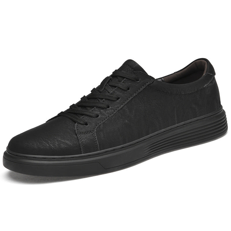 Plus Size Frosted Cowhide Board Shoes Men&