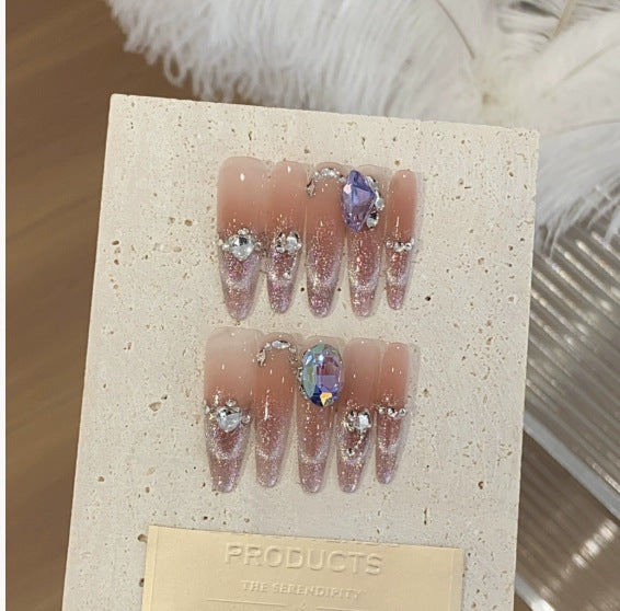 1034- Handmade press on nails fake nails removable