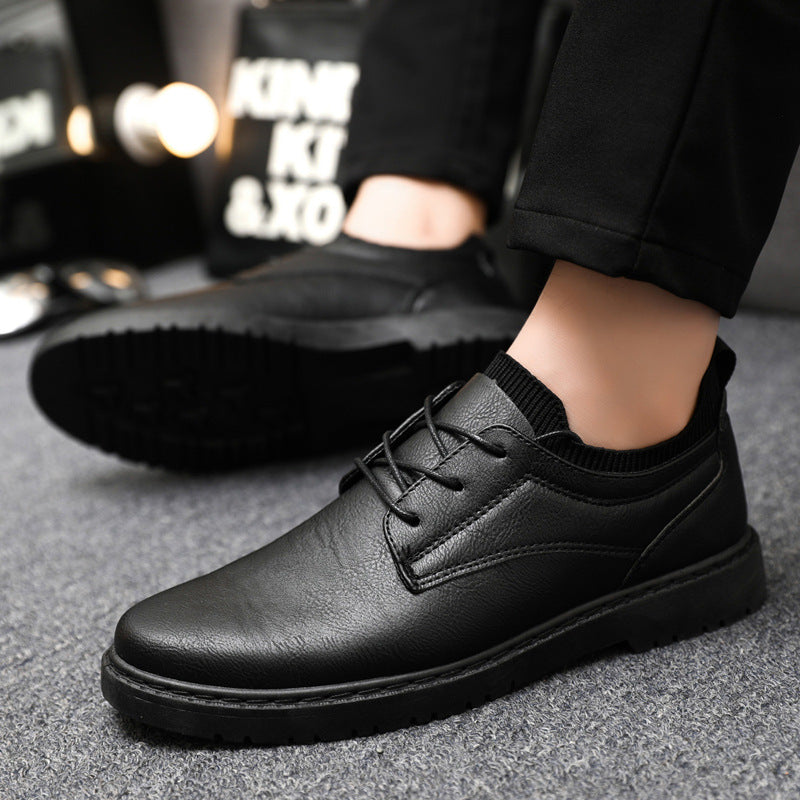 Plus Size Business Casual Leather Shoes Summer