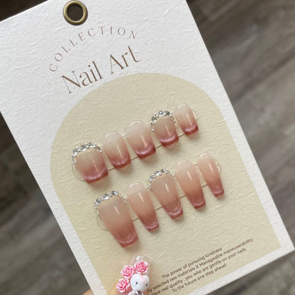 0938- Handmade press on nails fake nails removable