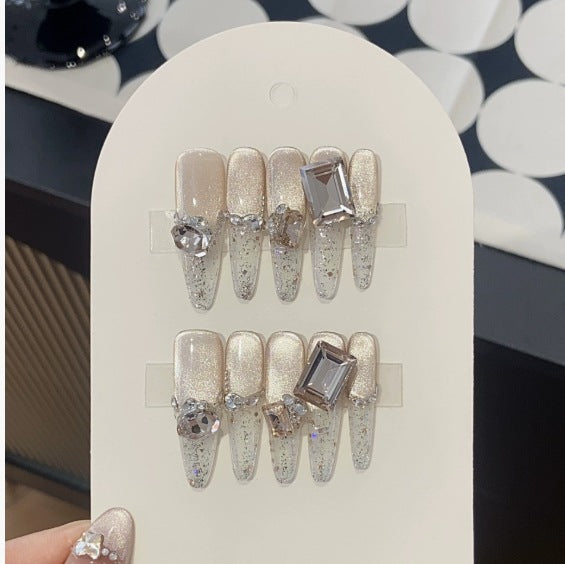 1033- Handmade press on nails fake nails removable