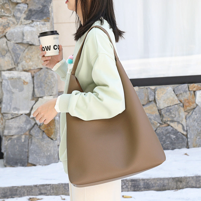 Casual retro hobo bag, fashion handbag, pu large capacity shoulder women&