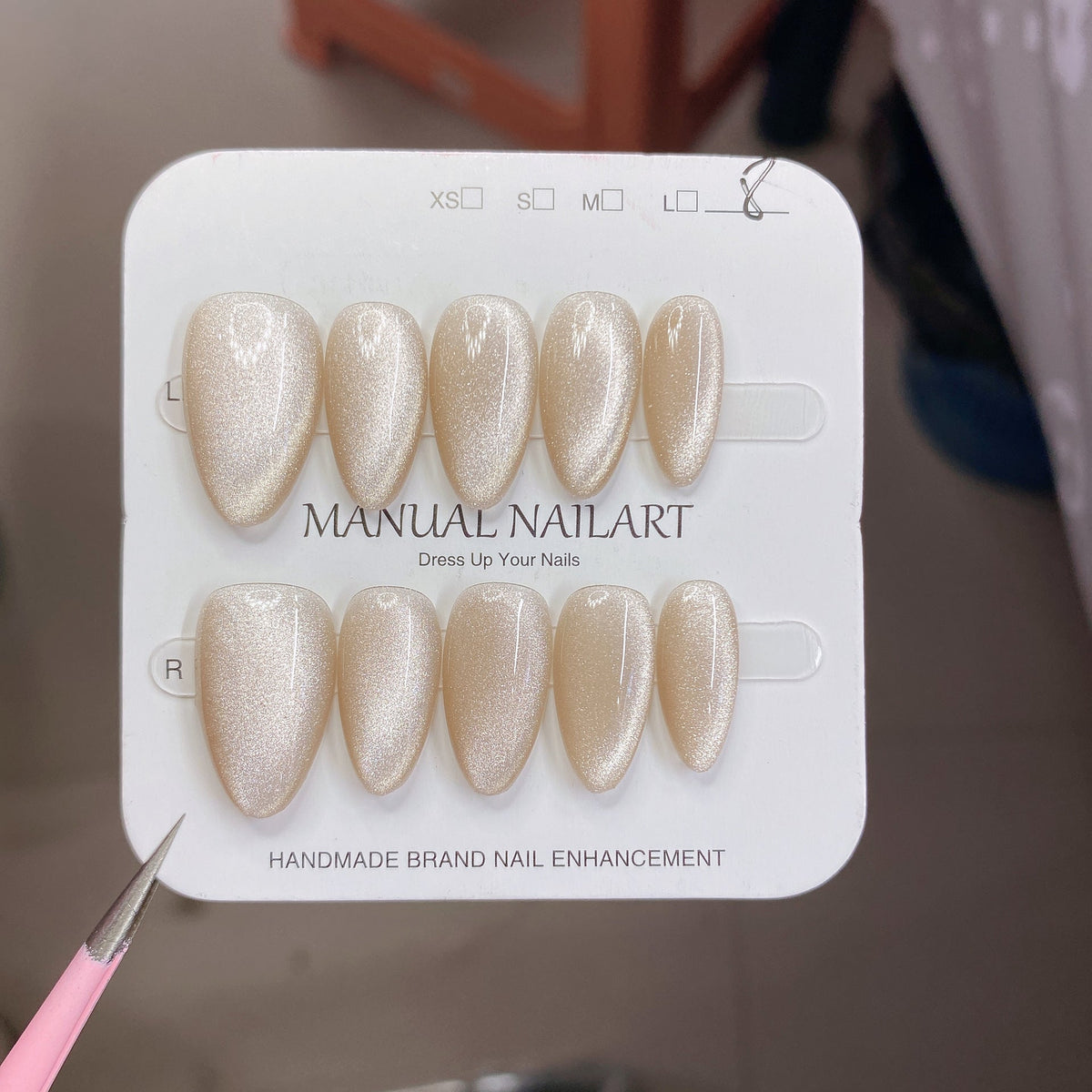 1026- Handmade press on nails fake nails removable