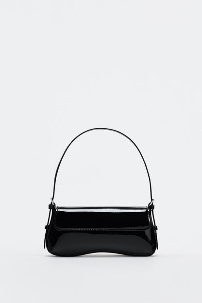 Small Red Baguette shoulder Bag - Must-Have Autumn Fashion Simple Commuter &amp; Retro Shoulder Bag hobo