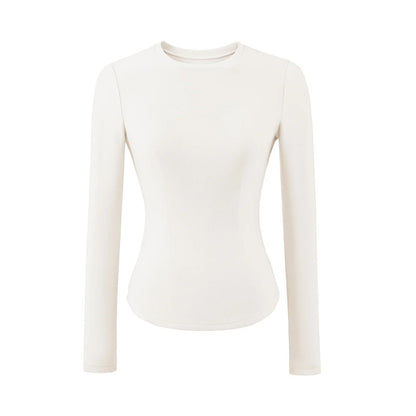 Hourglass Waist Long Sleeve T-Shirt