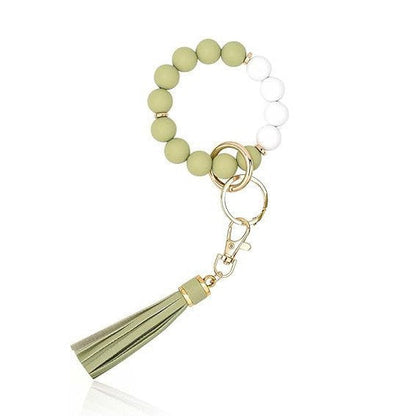 PU Tassel Keychain Women&