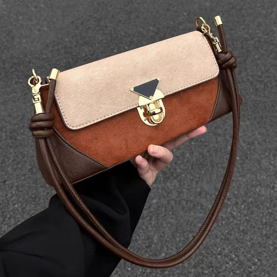 stylish shoulder bag, armpit baguette bag, women&