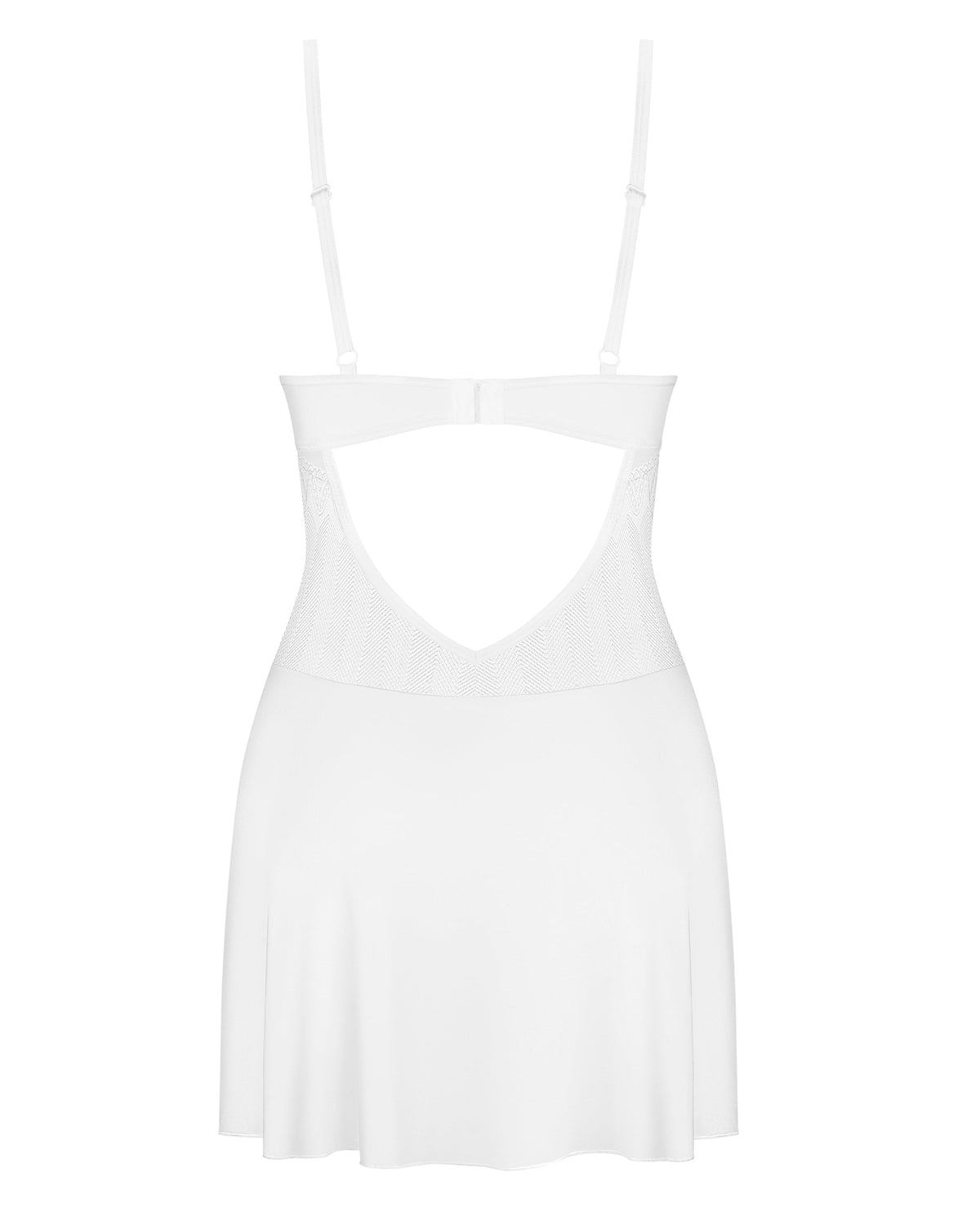 Obsessive Alissium Sheer Mesh Chemise &amp; Thong Panty