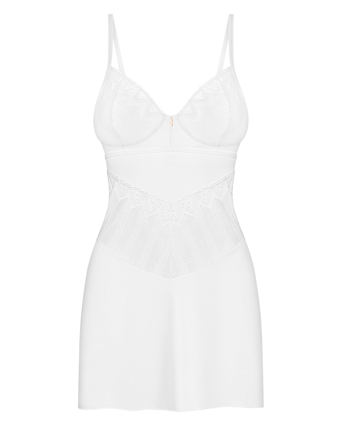 Obsessive Alissium Sheer Mesh Chemise &amp; Thong Panty