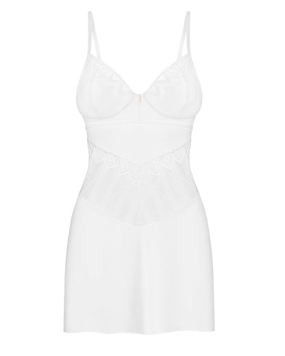 Obsessive Alissium Sheer Mesh Chemise &amp; Thong Panty