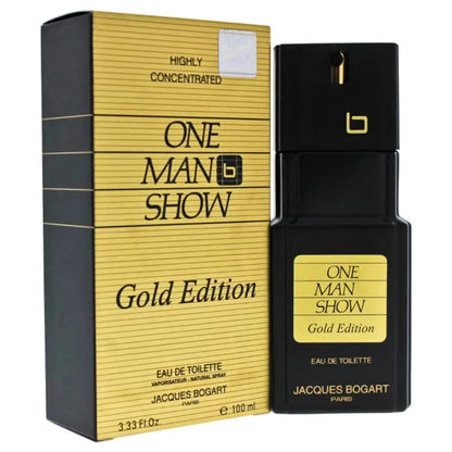 One Man Show Gold  By Jacques Bogart For Men 3.3oz EDT Spray