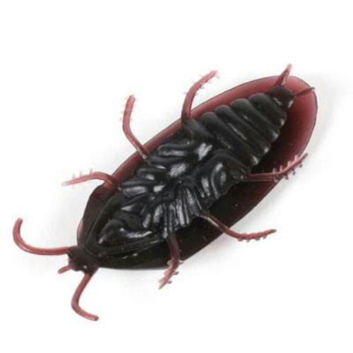 12 Fake Cockroaches Realistic Rubber Roach Gag Joke Prank