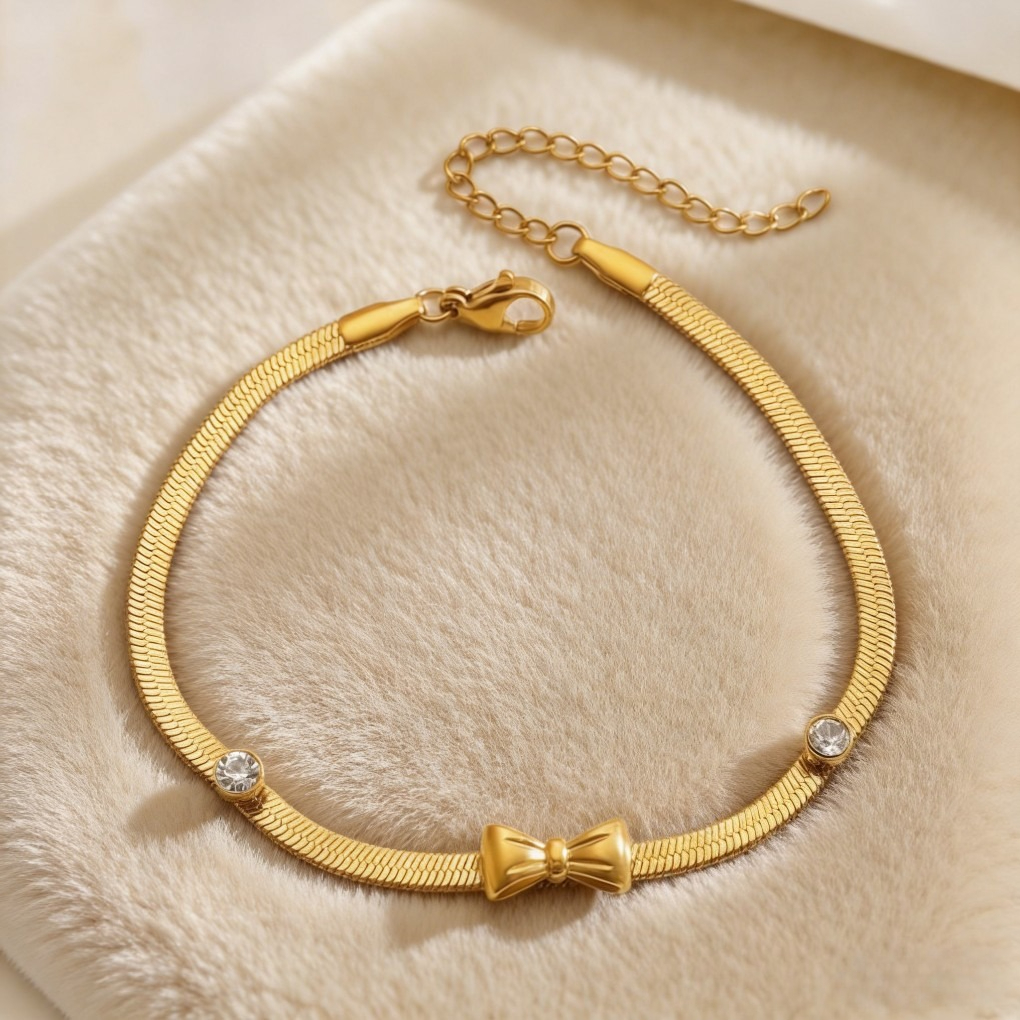 Trendy Snake Chain &amp; Blade Bracelet Set