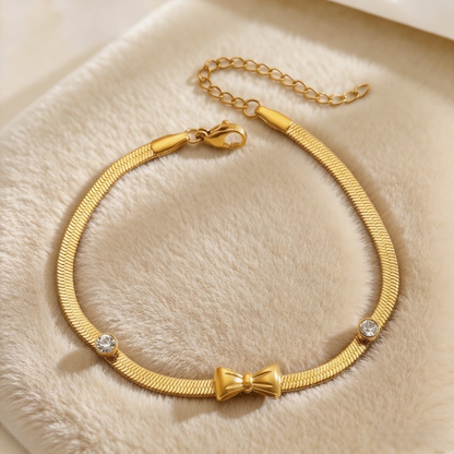 Trendy Snake Chain &amp; Blade Bracelet Set