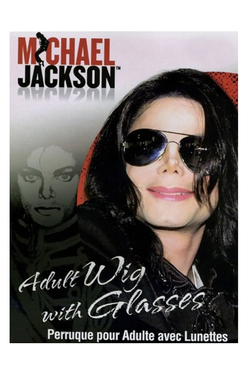 Michael Jackson Costume Wig &amp; Glasses