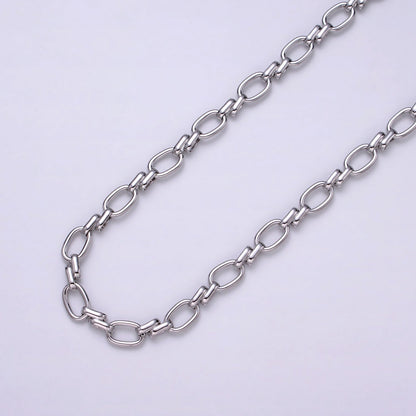 16K Gold Filled Oval Link Chain Chunky Unfinished Chain by Yard for Handmade Supply 6.1mm | ROLL-1313 ROLL-1314 Clearance Pricing