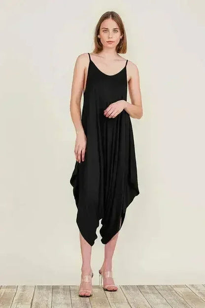 Harem Jumpsuit Romper – Chic &amp; Versatile One-Piece | Breathable Rayon