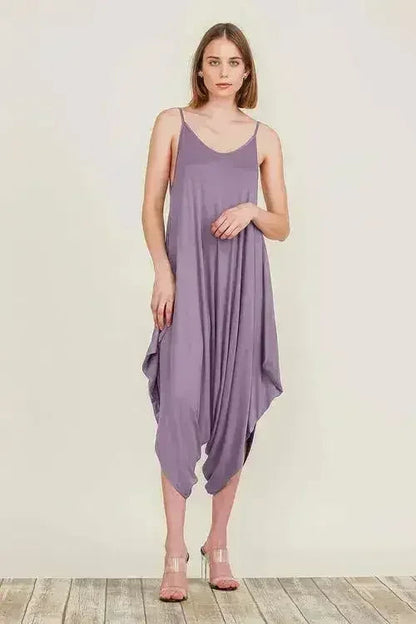 Harem Jumpsuit Romper – Chic &amp; Versatile One-Piece | Breathable Rayon