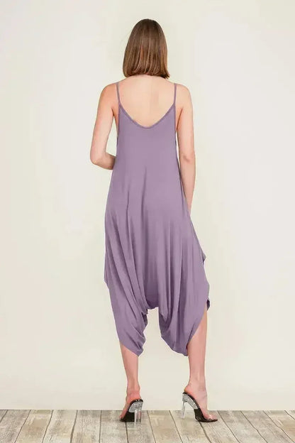 Harem Jumpsuit Romper – Chic &amp; Versatile One-Piece | Breathable Rayon