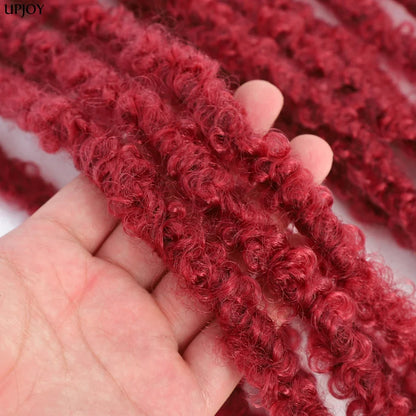 14 12 inch Butterfly Faux Locs Crochet Hair Braids Pre looped Distressed Goddess Butterfly Soft Locs Crochets Braids Cheveux Lok