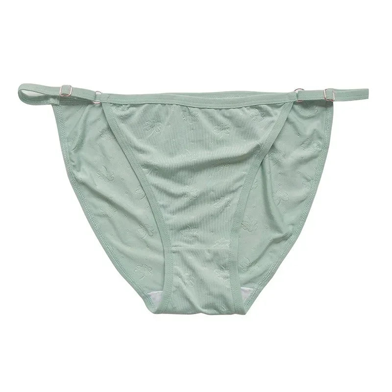 1Pc Sexy Panties Women Low Rise Briefs Seamless Underwear Solid Color Breathable Female Underpants Sexy Lingerie