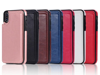 Leather Retro Card Holder Flip Cover for iPhone 11 12 13 14 Pro Max Mini Wallet Case iPhone 11 PU Leather Flip Cover Wallet Case For iPhone