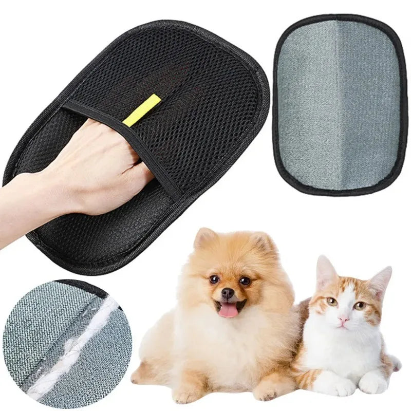 1/2/3/4/5pcs Pet Hair Remover Mitt Pet Hair Remover Gloves Deshedding Brush Glove for Dog Cat Rabbit with Long/Short/Curly Hair