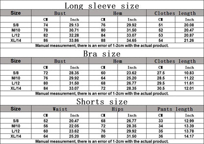 2/3-Piece Activewear Set – Sports Bra &amp; High Waist Leggings
