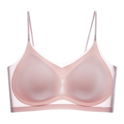 Ultra-Thin Breathable Ice Silk Top Bra Women&