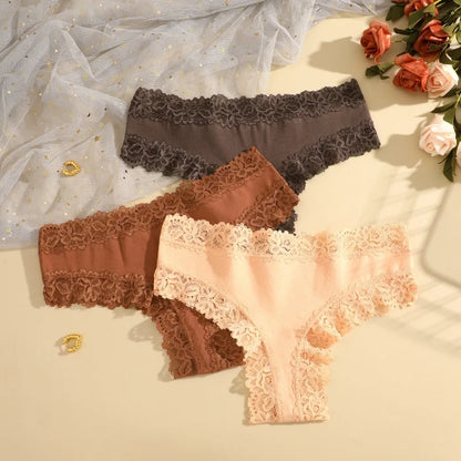 Women’s Cotton-Blend Low-Rise G-String Panties