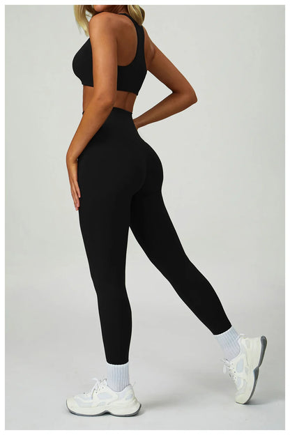 2/3-Piece Activewear Set – Sports Bra &amp; High Waist Leggings