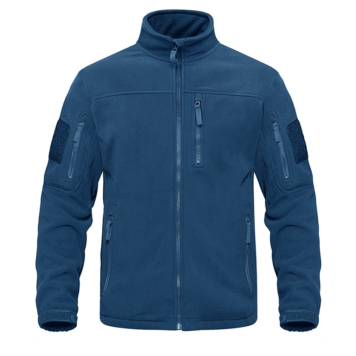 Full Zip Up Tactical Army Fleece Jacket Military Thermal Warm Outwear Windbreaker