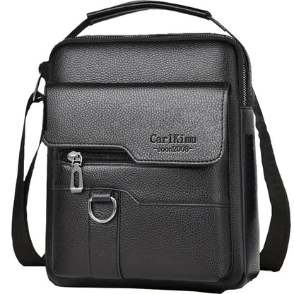 PU Shoulder Bag For Men With Handle Crossbody Briefcase And Casual Daypack For Work