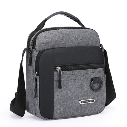 Unbranded Large Capacity Shoulder Bag for Men - Waterproof and Wear Resistant with Multiple Pockets
