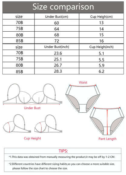 Underwired Push Up Bra Women Letter Printed Underband Adjustable Thin Straps Support Gathering Daily Lingerie B6067