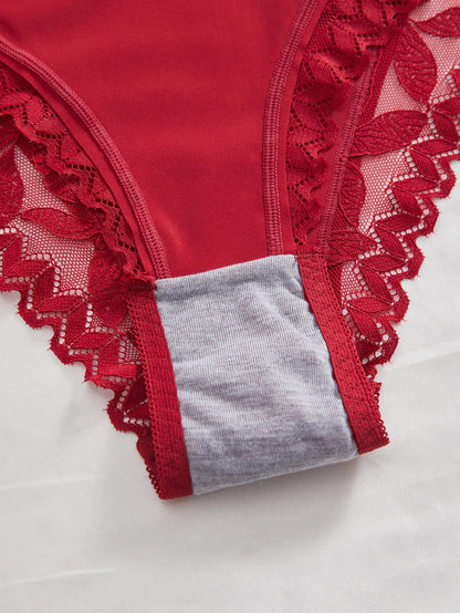 3 Colors Plus Size Lace Women&