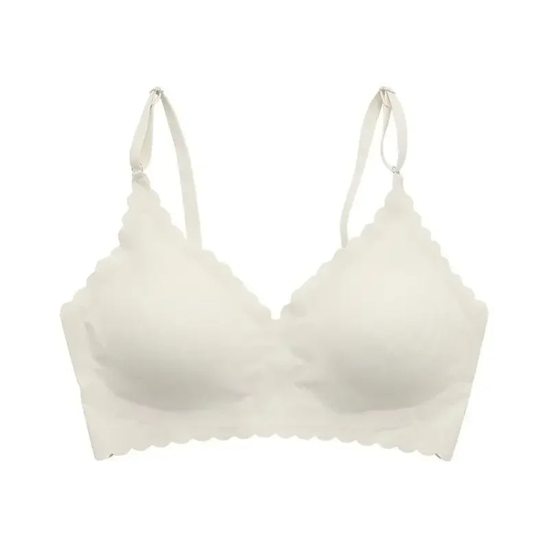 Seamless Ice Silk Ultra-Thin Breathable Bra Comfortable Breathable Underwear Women&