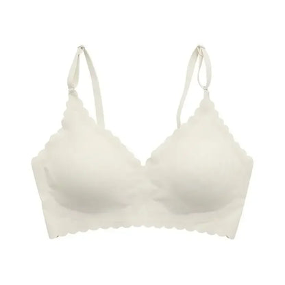 Seamless Ice Silk Ultra-Thin Breathable Bra Comfortable Breathable Underwear Women&