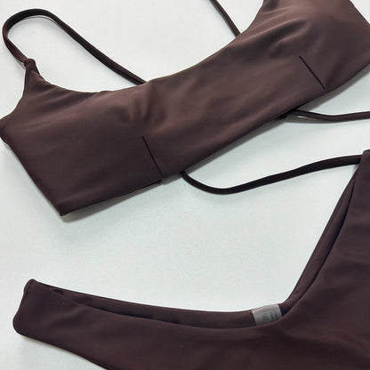 Push Up Bikinis 2025 Sexy Women Swimsuit Swimwear Female Bikini Set Bandage Biquini Bathing Suit Swimming Suits Beachwear