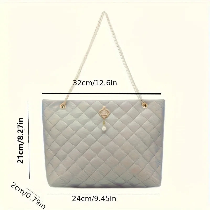 Soft PU Leather Shoulder Tote Bag For Women Large Shopper With Six Color Options