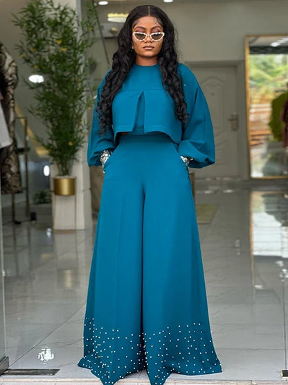 2 Piece Women Sets 2025 New Arrival Spring Summer Matching Sets Solid Color Two Pieces Sets Top And Pants Suits Outfits Clothing