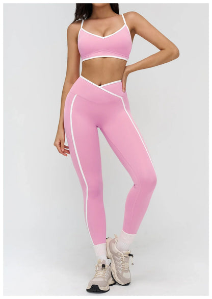 Women Bra Shockproof Gym Top Women Underwear Thin Strap Halter Sports Bras Scrunch Push-up Workout Yoga Tank Tops Women&