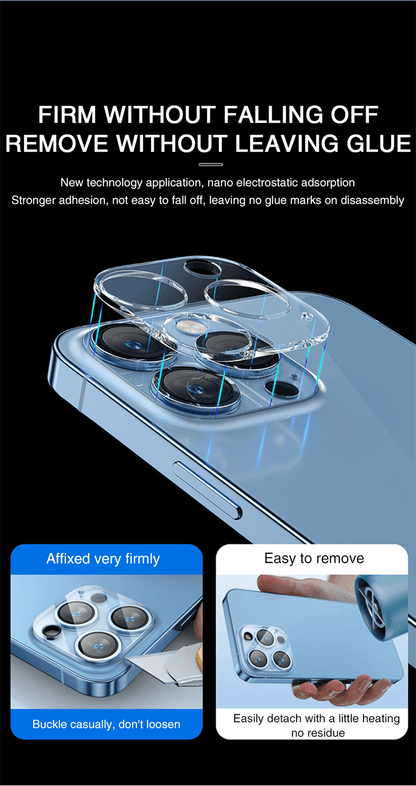 4Pc Camera Lens Protector For iPhone 14 13 12 Pro Max Full Cover Tempered Glass For iPhone 13 12 Mini Camera Protector Lens Film Camera Protective Glass For iphone
