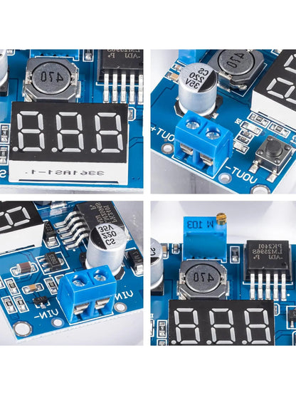 5 Pack LM2596S Buck Converter High Efficiency DC-DC Converter Voltage Regulator 3.0-40V to 1.5-35V Adjustable Output
